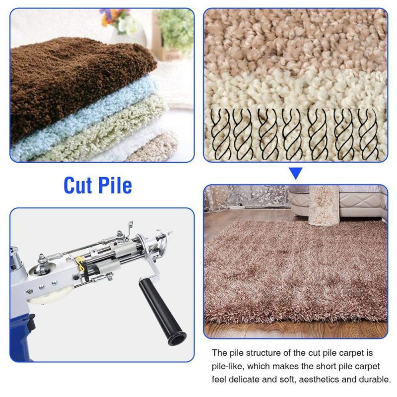 Tufting Gun Cut Pile and Loop Pile 2 in 1 Electric Rug Gun Machine Starter Kit for Tufting Lover  |   Rug Tufting Needlework & Fiber Arts Rug Tufting