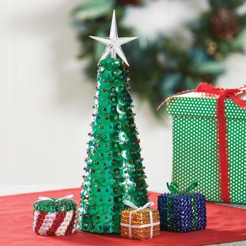 Under the Tree Sit Set Sequin Craft Kit Multicolor |   Felting Felting Felting