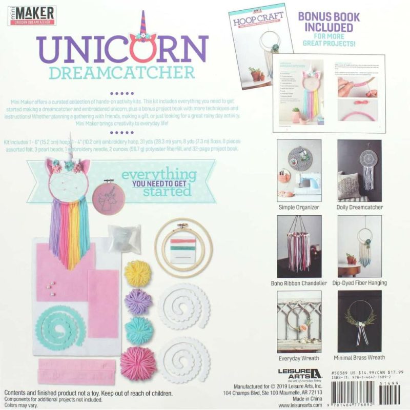 Unicorn Dreamcatcher Kit  |   Macrame Macrame Macrame