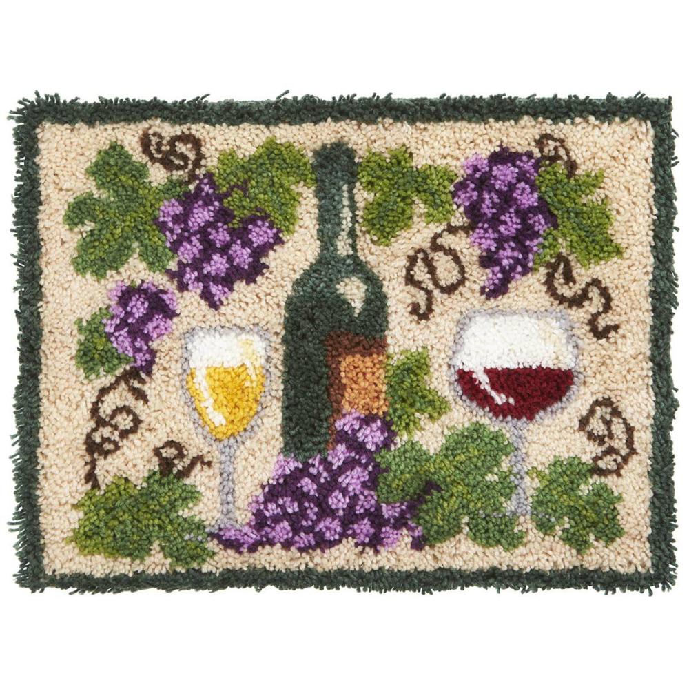 Wine Time Latch Hook Kit Multicolor |   Latch Hook Latch Hook Latch Hook