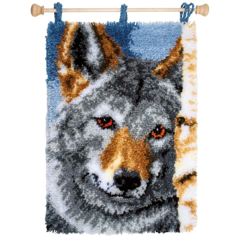 Wolf Latch Hook Rug Kit  |   Latch Hook Latch Hook Latch Hook