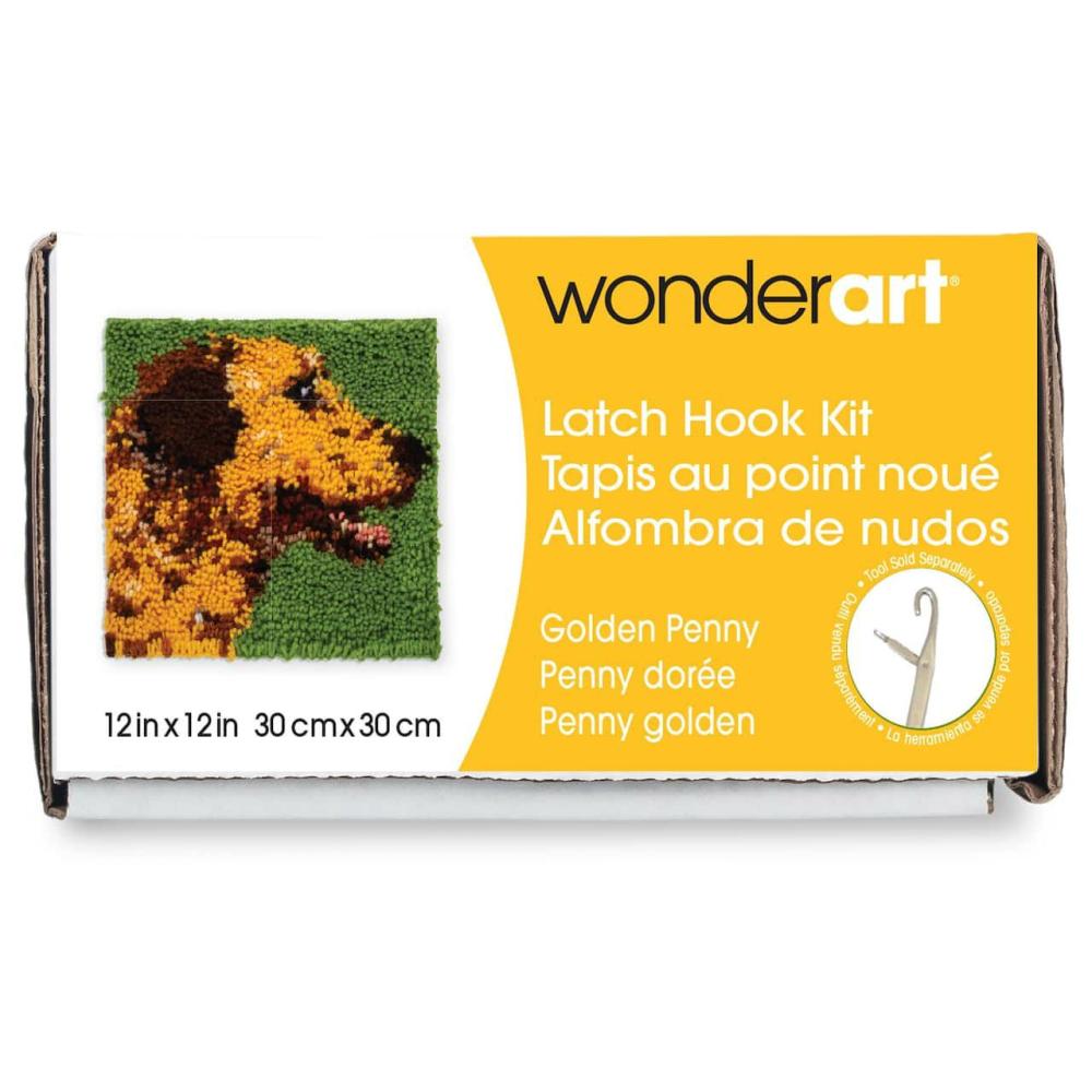 Wonderart® Golden Penny Latch Hook Kit  |   Latch Hook Latch Hook Latch Hook