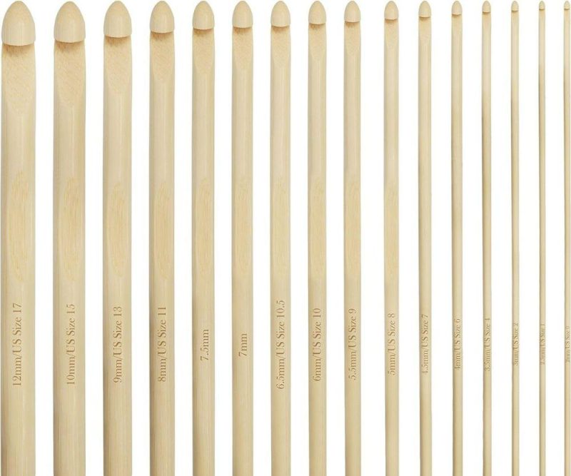 Wooden Crochet Hooks with Plastic Cable Set  |   Crochet Supplies Crochet Supplies Crochet Supplies