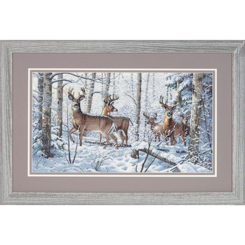 Woodland Winter Counted Cross Stitch Kit  |   Cross Stitch & Embroidery Cross Stitch & Embroidery Cross Stitch & Embroidery