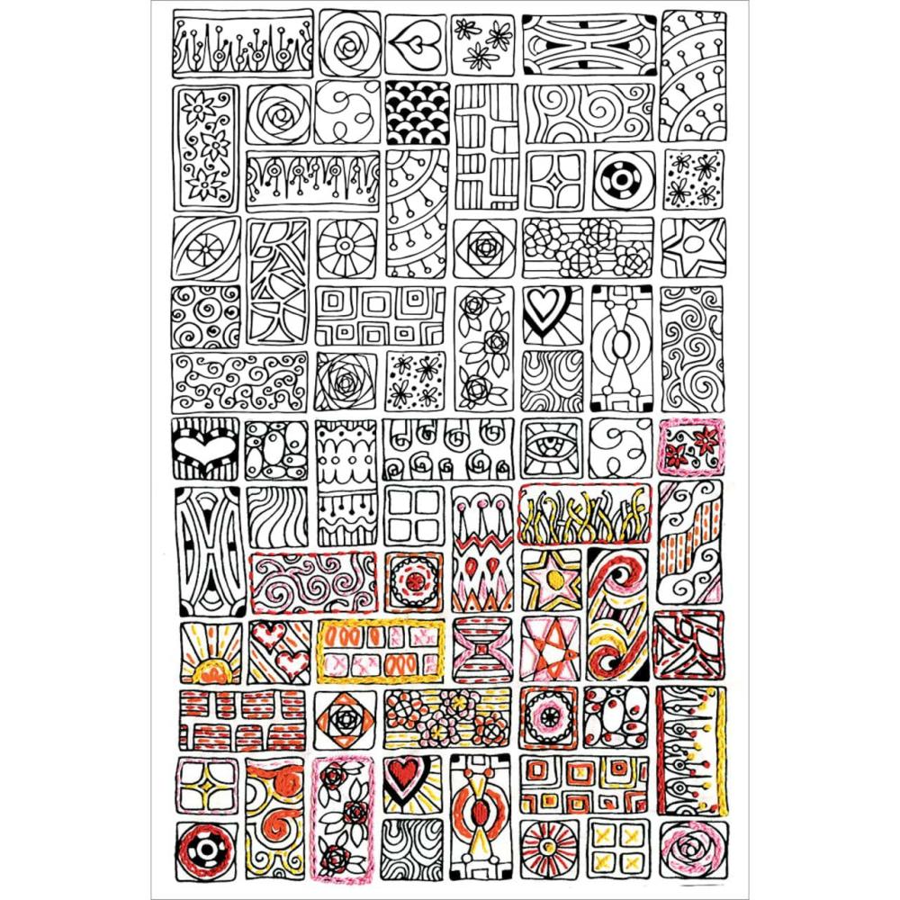 Zenbroidery Cubist Stamped Embroidery Kit  |   Cross Stitch & Embroidery Cross Stitch & Embroidery Cross Stitch & Embroidery