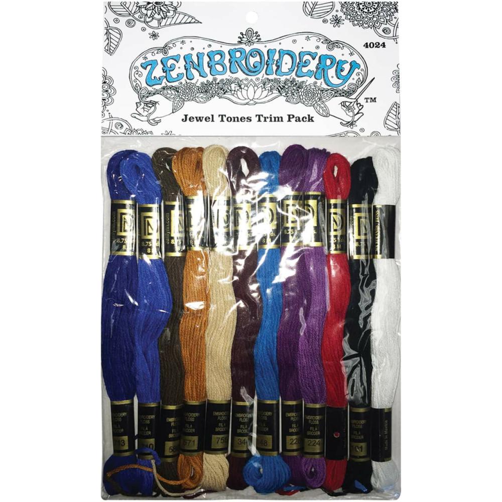 Zenbroidery™ Darks Stitching Trim Pack  |   Floss Packs Floss Packs Floss Packs