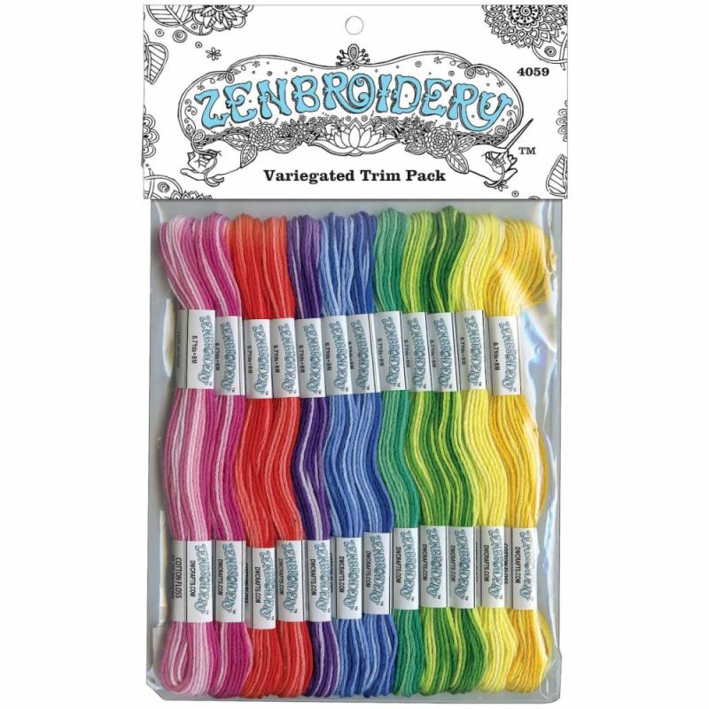 Zenbroidery™ Variegated Stitching Trim Pack  |   Floss Packs Floss Packs Floss Packs