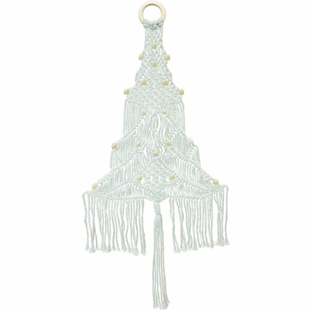 Zenbroidery™ White Tree Macramé Wall Hanging Kit  |   Macrame Macrame Macrame