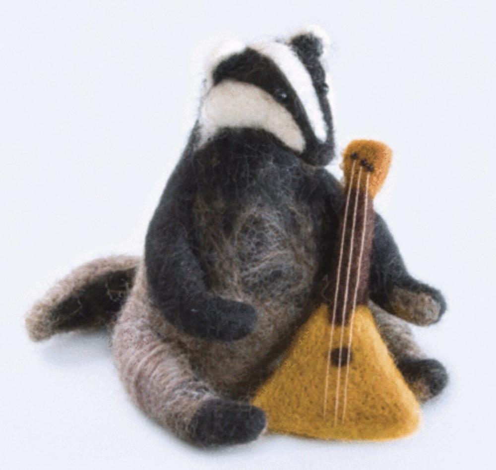 Felting kit V-164C Badger  |   Cross Stitch & Embroidery Cross Stitch & Embroidery Cross Stitch & Embroidery