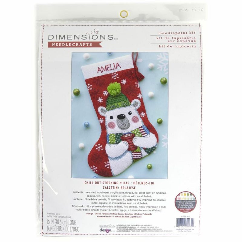 Chill Out Stocking Needlepoint Kit  |   Needlepoint Needlepoint Needlepoint