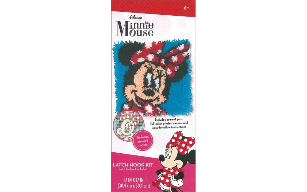 Latch Hook Kit 12×12 Disney Minnie  |   Latch Hook Latch Hook Latch Hook