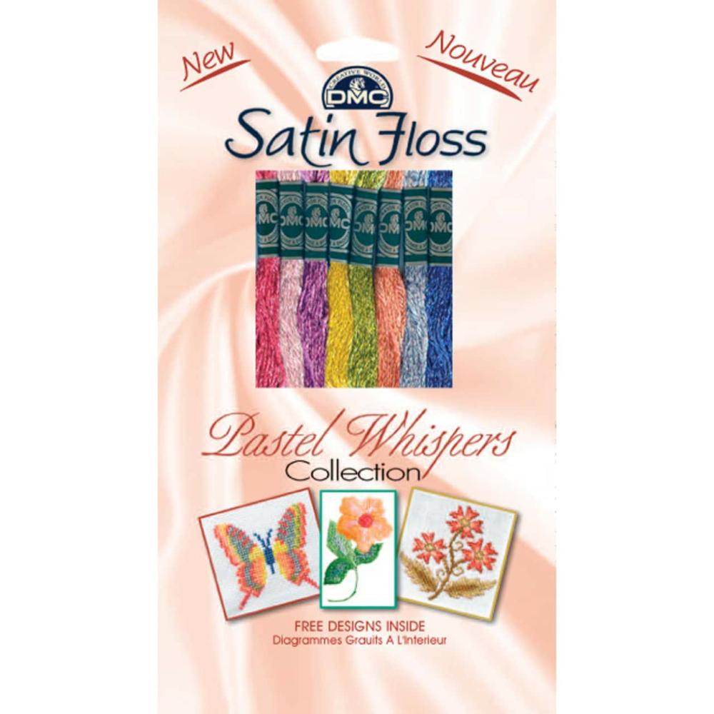 Pastel Whispers Floss, Satin Floss Collection, 8.7yd.  |   Floss Packs Floss Packs Floss Packs