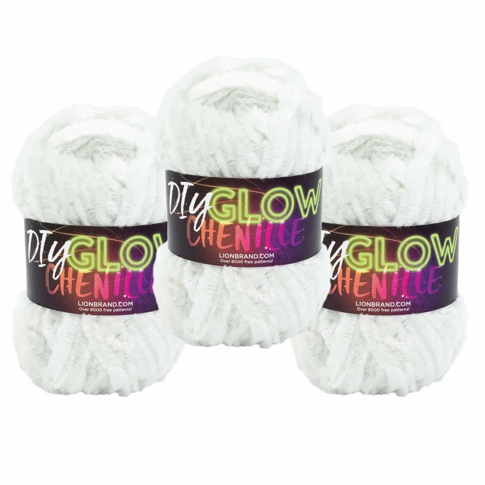 3 Pack DIY Glow Chenille Yarn Pearl |   Home Decor Yarn Home Decor Yarn Home Decor Yarn