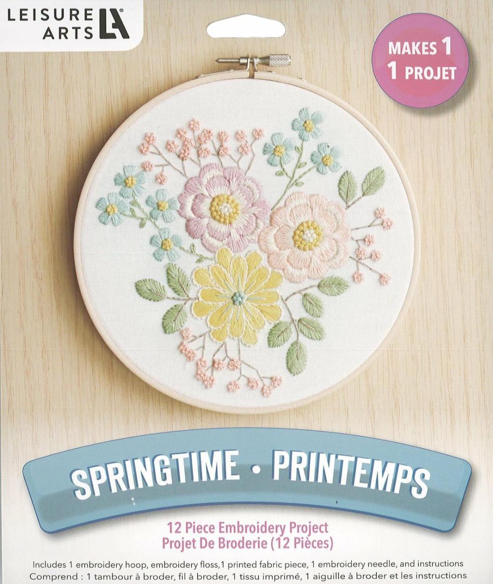 6″ Springtime Embroidery Kit  |   Cross Stitch & Embroidery Cross Stitch & Embroidery Cross Stitch & Embroidery