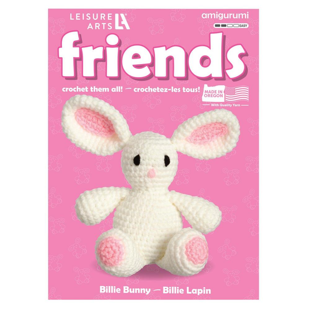 Crochet Kits, Friends Billie Bunny, 3″, crochet kit for beginners, complete crochet kit, animal crochet kits, crochet animal kit, DIY amigurumi crochet kits  |   Crochet Kits Crochet Kits Crochet Kits