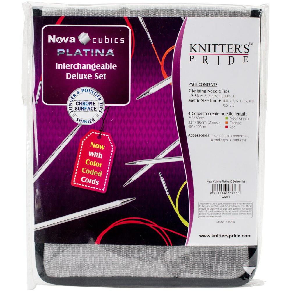 Cubics Platina Deluxe Interchangeable Needle  |   Knitting Supplies Knitting & Crochet Knitting Supplies