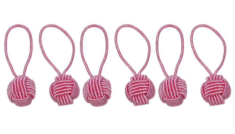 Yarn Ball Stitch Markers – Pink – Set of 6  |   Stitch Markers Knitting & Crochet Stitch Markers