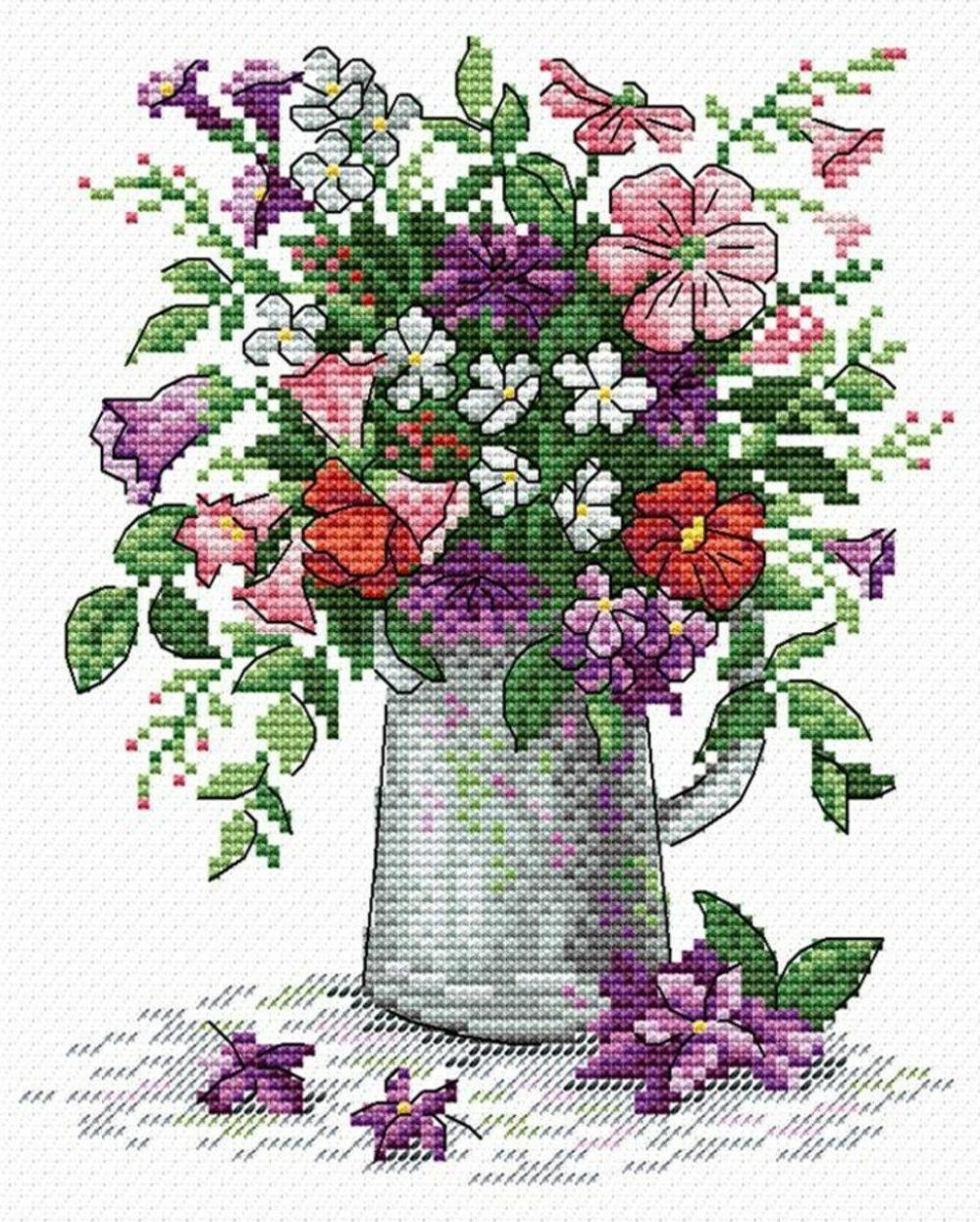 Flower Lightness SM-075 Counted Cross Stitch Kit  |   Cross Stitch & Embroidery Cross Stitch & Embroidery Cross Stitch & Embroidery