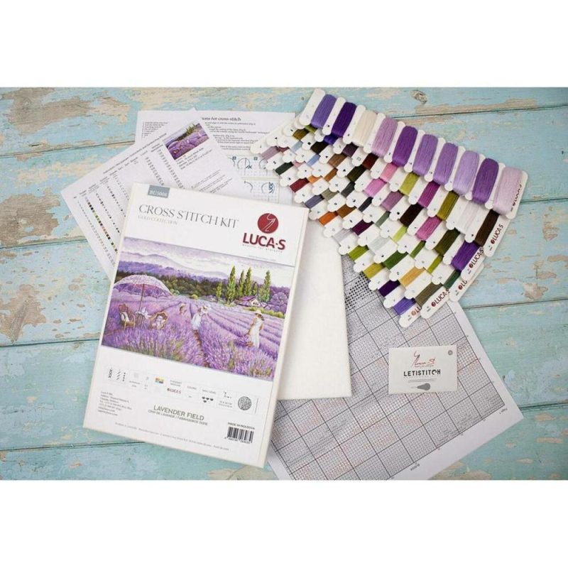 Lavender Field Counted Cross Stitch Kit  |   Cross Stitch & Embroidery Cross Stitch & Embroidery Cross Stitch & Embroidery