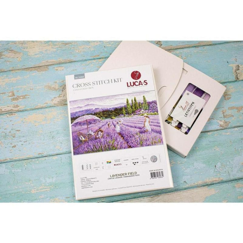 Lavender Field Counted Cross Stitch Kit  |   Cross Stitch & Embroidery Cross Stitch & Embroidery Cross Stitch & Embroidery