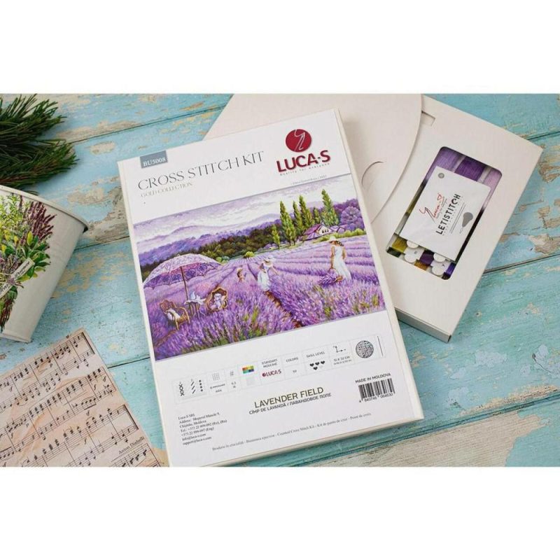 Lavender Field Counted Cross Stitch Kit  |   Cross Stitch & Embroidery Cross Stitch & Embroidery Cross Stitch & Embroidery