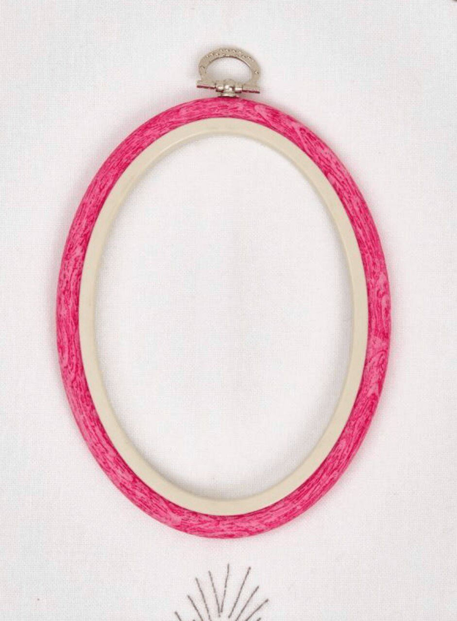 Oval Flexi Hoop 230-7 Pink  |   Hoops & Frames Hoops & Frames Hoops & Frames