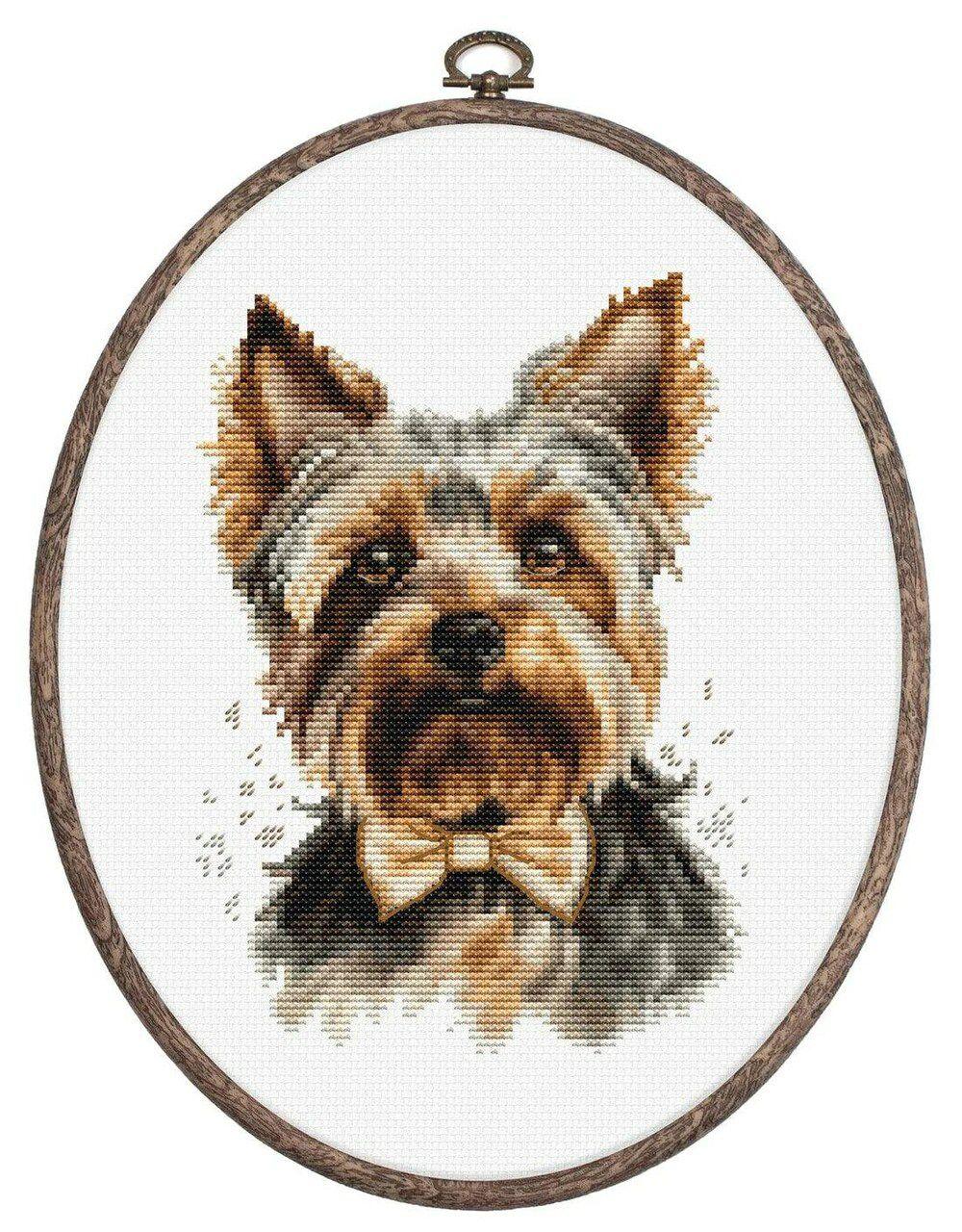 The Yorkshire Terrier  BC228L Counted Cross-Stitch Kit  |   Cross Stitch & Embroidery Cross Stitch & Embroidery Cross Stitch & Embroidery