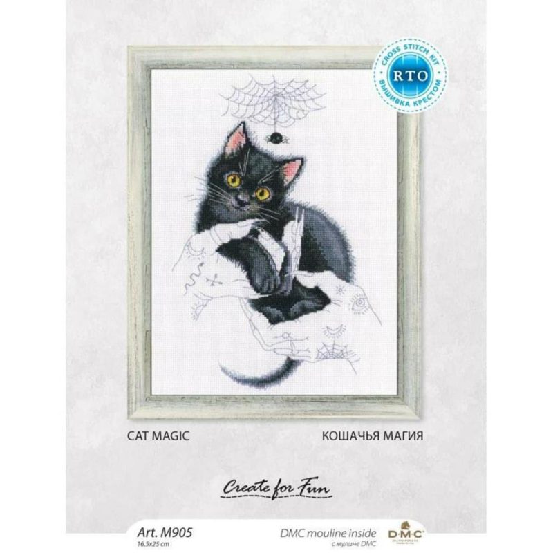 Cat Magic Counted Cross Stitch Kit  |   Cross Stitch & Embroidery Cross Stitch & Embroidery Cross Stitch & Embroidery