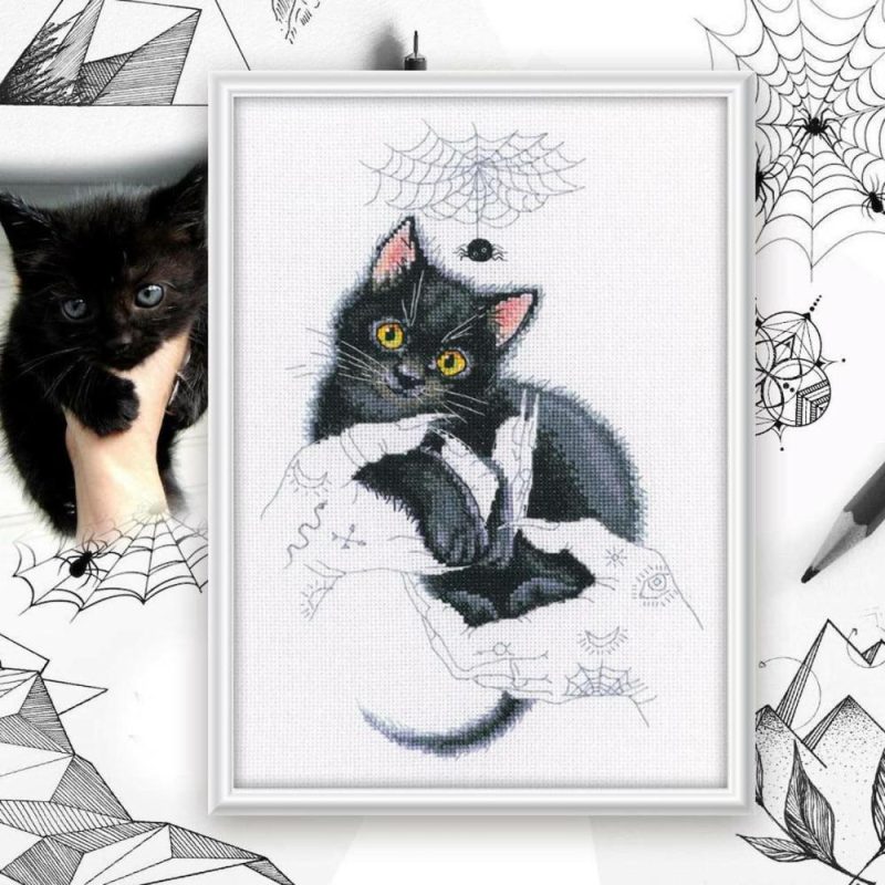 Cat Magic Counted Cross Stitch Kit  |   Cross Stitch & Embroidery Cross Stitch & Embroidery Cross Stitch & Embroidery