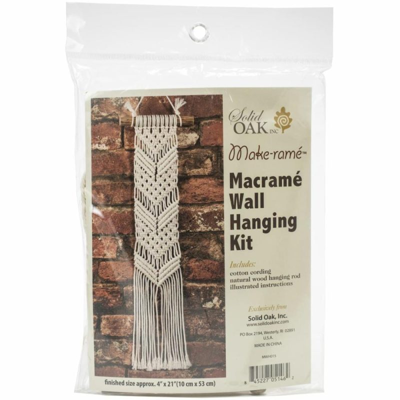 Make-ramé™ Chevrons Mini Macramé Wall Hanging Kit  |   Macrame Macrame Macrame