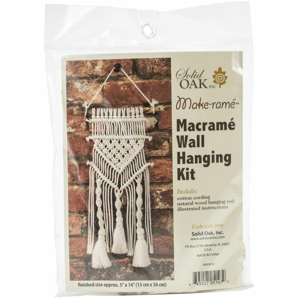 Make-ramé™ Tassel and Twists Mini Macramé Wall Hanging Kit  |   Macrame Macrame Macrame